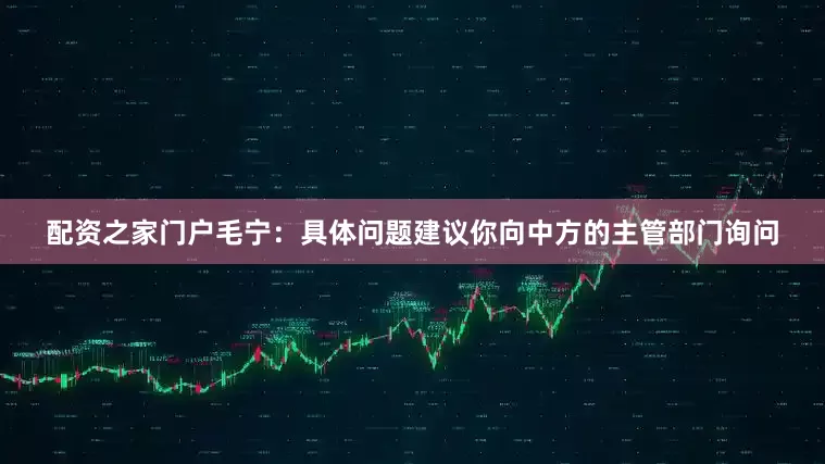 配资之家门户毛宁：具体问题建议你向中方的主管部门询问