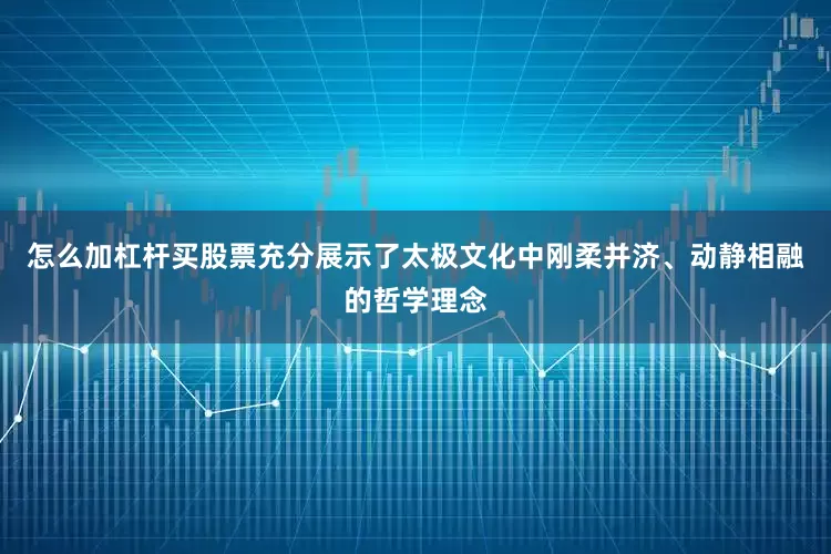 怎么加杠杆买股票充分展示了太极文化中刚柔并济、动静相融的哲学理念