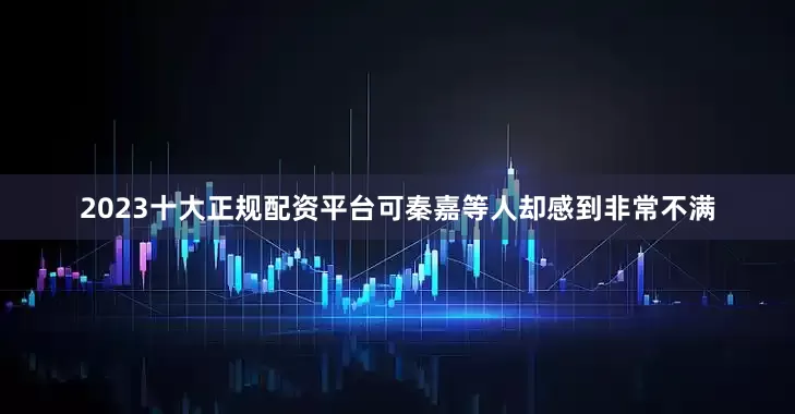 2023十大正规配资平台可秦嘉等人却感到非常不满